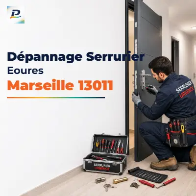 Dépannage serrurier à Eoures Marseille 13011 – ouverture de porte et réparation de serrure