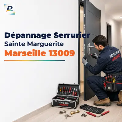 Dépannage serrurier à Sainte Marguerite Marseille 13009 – ouverture de porte et réparation de serrure