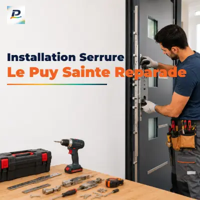Installation de serrure Le Puy Sainte Reparade Installation de serrure par un serrurier Le Puy Sainte Reparade