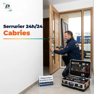 Serrurier 24h/24 à Cabries – dépannage d’urgence et ouverture de porte