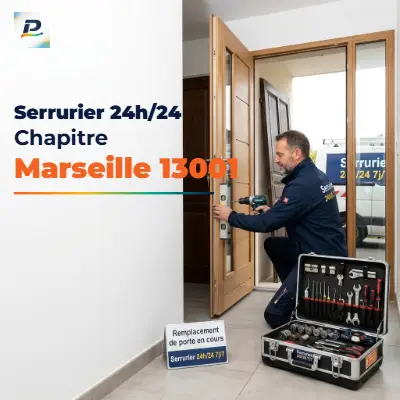 Serrurier 24h/24 à Chapitre Marseille 13001 – dépannage d’urgence et ouverture de porte