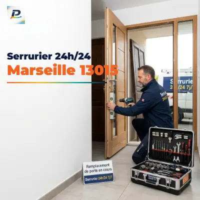 Serrurier 24h/24 à Marseille 13015 – dépannage d’urgence et ouverture de porte