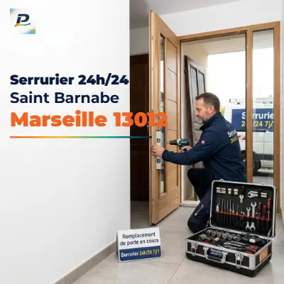 Serrurier 24h/24 à Saint Barnabe Marseille 13012 – dépannage d’urgence et ouverture de porte